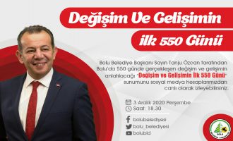 ‘Değişim ve Gelişimin ilk 550 günü’ sunumunu kaçırmayın