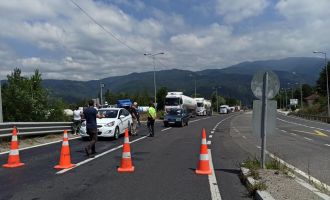 Dev baraj kapakları yola kaydı, Bolu dağı trafiğe kapandı