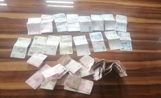 Dilencinin bir günlük hasılatı zabıta ekiplerini bile şaşırttı