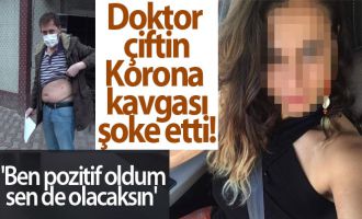 Doktor karı-kocanın 'korona' tartışması karakolda bitti