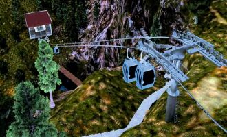 Gerede’de teleferik çalışmaları başladı