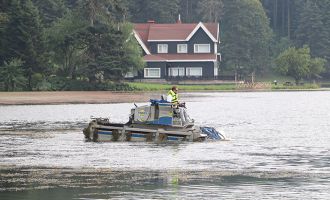 Gölcük’te istilacı bitkiler temizleniyor