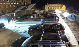 Grand Kartal Otel yangınının ölüm kalım savaşı kamerada