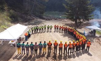 Güvenli ağaç kesimi için eğitim verildi.....