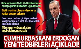 Hafta sonları sokağa çıkma yasağı geldi