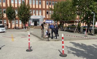 Hastane önünde şüpheli valiz paniği: 'Telaşla unutmuşum'