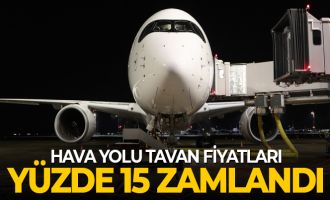 İç hat uçak biletlerinde yeni tavan fiyat belli oldu