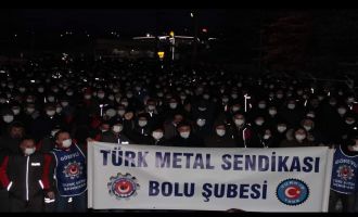 İşçiler MESS’i protesto etti