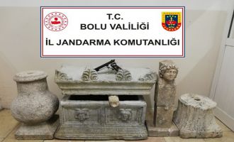 Jandarmadan tarihi eser operasyonu: 1 gözaltı.......