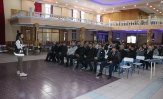 Kamu personeline ‘NarkoHedef’ eğitimi verildi