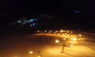 Kartalkaya’da meşaleli şölen.......