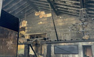 Kartalkaya'da yanan otelin içi görüntülendi