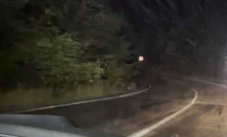 Kartalkaya’ya Eylül ayında kar sürprizi…..