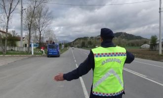 Kazaların yaşandığı güzergahta jandarmadan sıkı trafik denetimi......