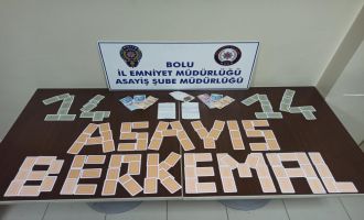 Kumar oynarken yakalanan 12 kişiye 21 bin 828 lira ceza