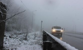 Mart sonu yağan kar şaşırttı