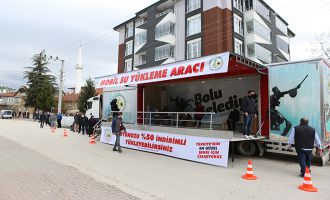 Mobil hizmet tırına Sağlık Mahallesi’nde yoğun ilgi