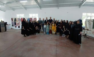 Mudurnu'da kadınların el emeği göz nuru eserleri görücüye çıktı