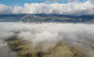 Mudurnu'da sis manzarası.......