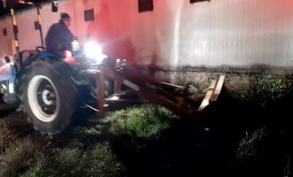 Mudurnu’da tavuk çiftliğinde çıkan yangın büyümeden söndürüldü