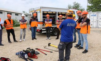 Orman kurtarma timi muhtemel afetlerde sahada olacak.....