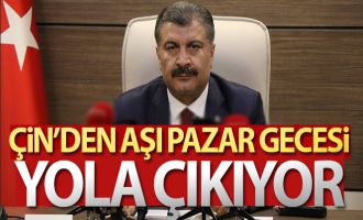Sağlık Bakanı Fahrettin Koca: 'Çin'den aşı Pazar gecesi yola çıkıyor'