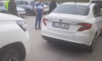 Sahte plakayla yakalandı: 46 bin lira ceza kesildi..