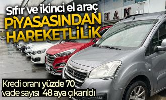 Sıfır ve ikinci el araç piyasasında hareketlilik başladı 