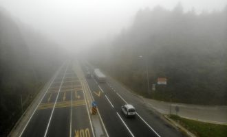 Sisin etkili olduğu Bolu Dağı’nda görüş mesafesi 30 metreye kadar düştü