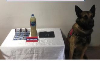 Su şişesinden uyuşturucu çıktı........