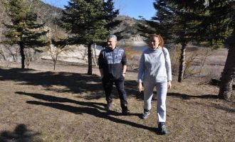 Sünnet Gölü'ne gelen ziyaretçiler umduğunu bulamıyor