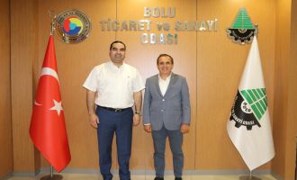 TACİKİSTAN BÜYÜKELÇİSİ GULOV TSO BAŞKANI ATEŞ'İ ZİYARET ETTİ