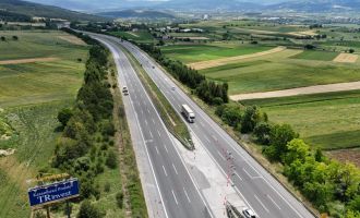 TEM'de 4 gün boyunca İstanbul istikametine trafik tek şeritten sağlanacak