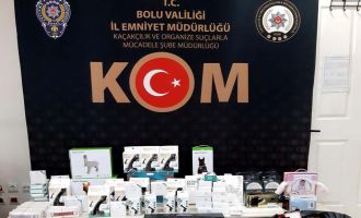 TEM'de kaçak ürünlerle yakalanan şahıs gözaltına alındı