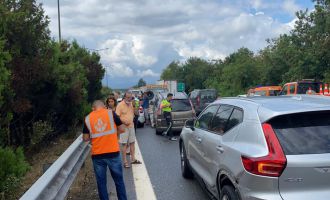 TEM’de yağmur, kazayı beraberinde getirdi