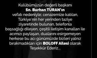 TEŞEKKÜR İLANI ..................