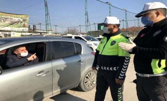 Test yaptırmaya giden sürücü, emniyet kemerinden ceza yedi