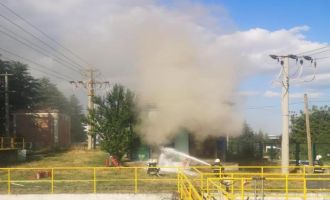 Trafo patladı, fabrika 1 gün tatil edildi