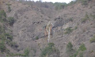 Yağan yağmurlar şelaleye yaradı..