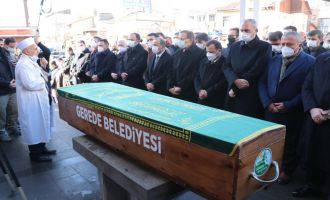 Yargıtay üyesi Mehmet Yılmaz’ın annesi son yolculuğuna uğurlandı