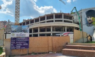 Yeni Belediye İş Merkezi’nde çalışmalar aralıksız sürüyor