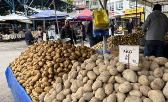 Yeni mahsul patates tezgaha indi.....