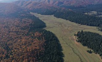 Yılkı Atları’nın evi At Yaylası’nda sonbahar güzelliği
