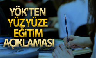 YÖK Başkanı Özvar: 'Uyarılar da dikkate alınarak üniversitelerde örgün eğitim yüz yüze başlayacaktır'