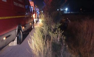 Yoldan çıkan otomobil devrildi: 3 yaralı....