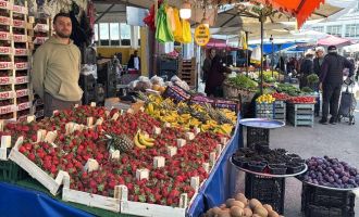 Zirai donun ardından pazarda çilek bolluğu....
