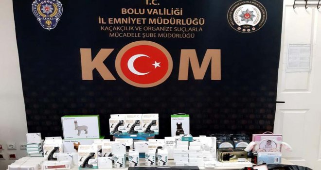 TEM'de kaçak ürünlerle yakalanan şahıs gözaltına alındı