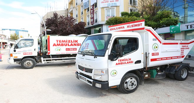 Temizlik Ambulansları hizmete başlıyor