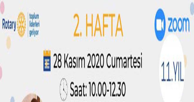 ’Toplum Liderleri Geliyor' Seminerler serisi tüm hızıyla sürüyor 