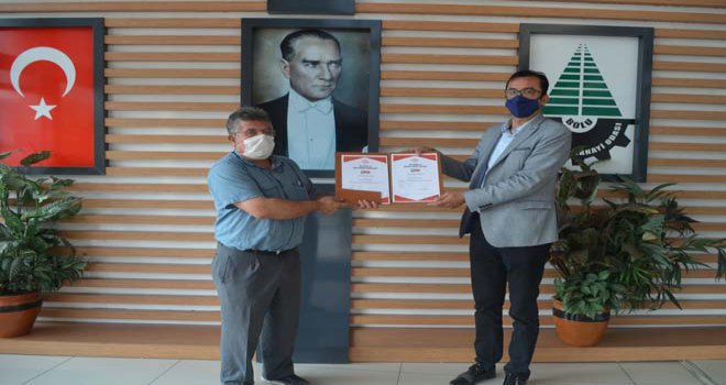 TSO COVID-19 GÜVENLİ HİZMET BELGESİ ALDI